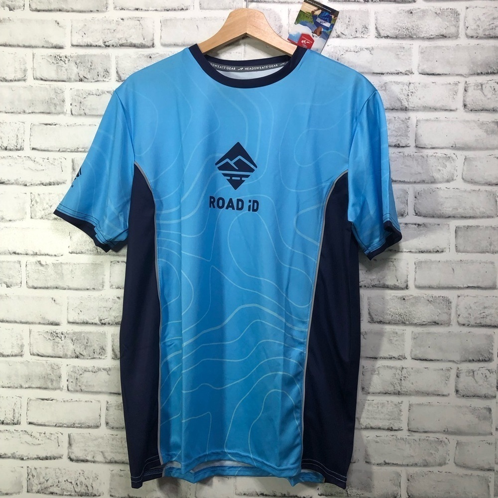 Headsweats Gear Men’s Road ID Short Sleeve Performance Tee Medium NWT - Picture 2 of 8